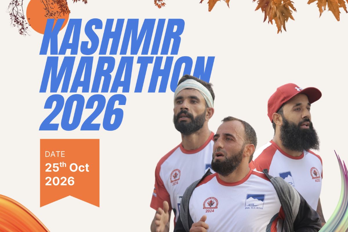 Kashmir Marathon 2026 runners, Srinagar