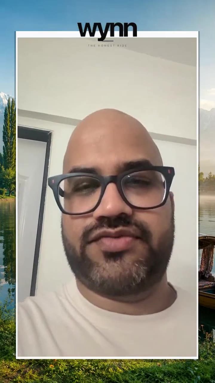 Piyush Mehta — Wynn Cabs Kashmir traveller testimonial